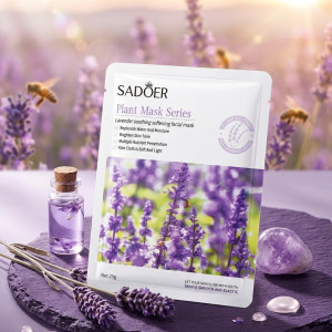 Lavender face mask